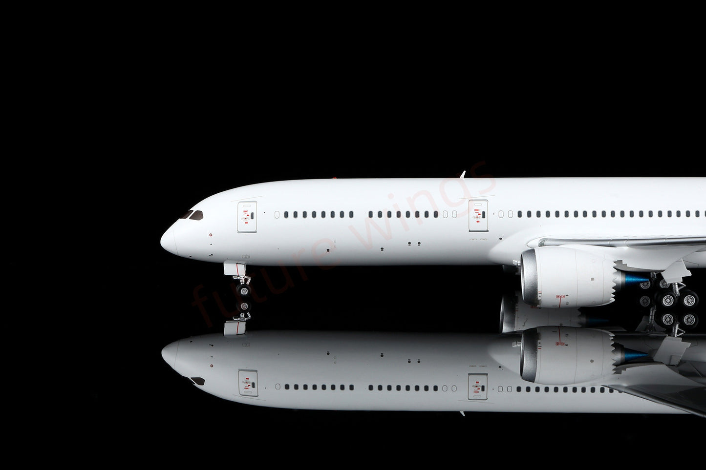 1:200 SQ Wings Boeing B787-10 Blank Diecast Aircraft Model With Stand