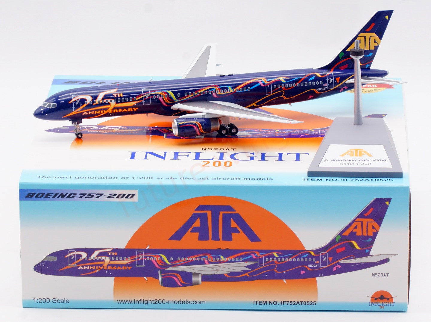 1:200 InFlight200 AirTran Airways B757-200 N520AT Diecast Aircraft Model