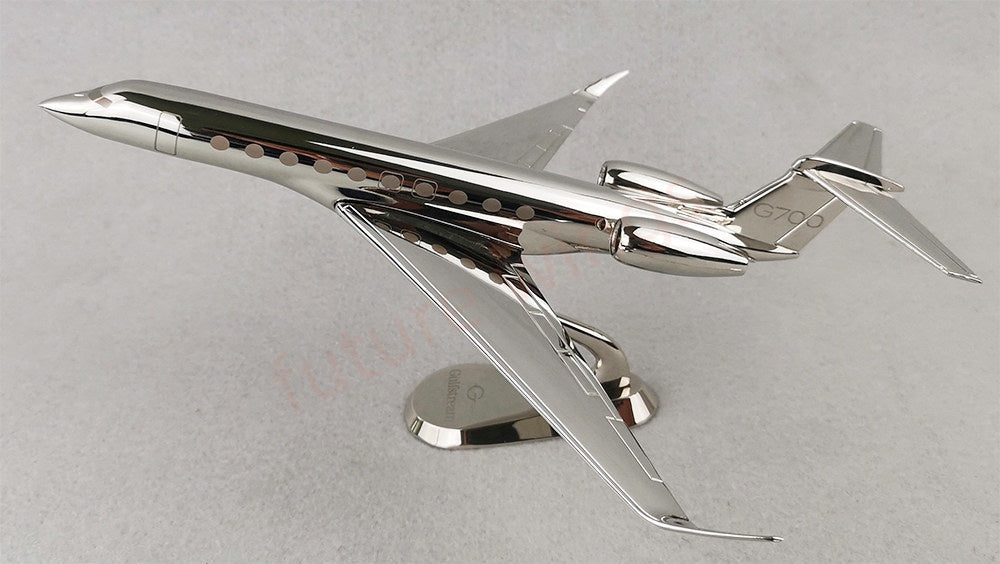 1:100 YRD Model Gulfstream G700 Diecast Aircraft Model With Stand