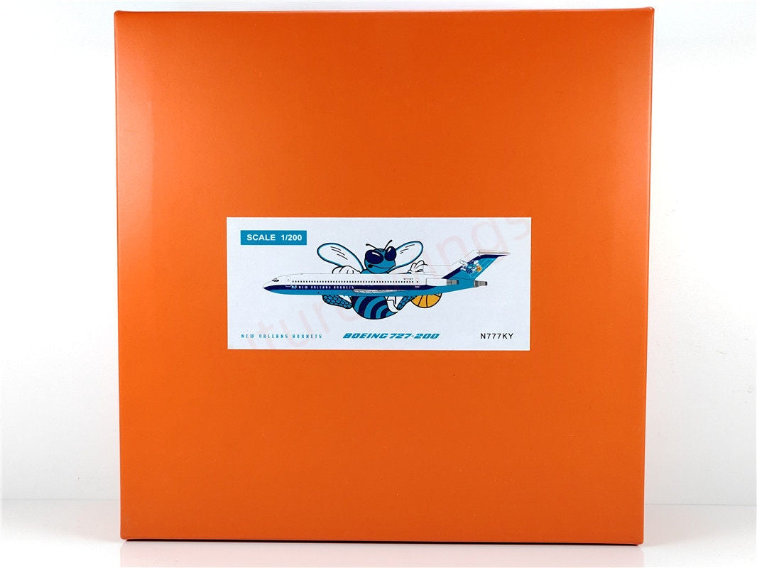 1:200 JC Wings EW2722007 New Orleans Hornets B727-200 N777KY Diecast Aircraft Model