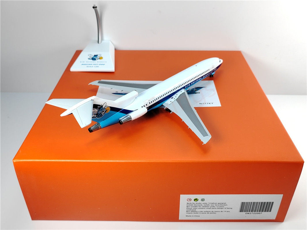 1:200 JC Wings EW2722007 New Orleans Hornets B727-200 N777KY Diecast Aircraft Model