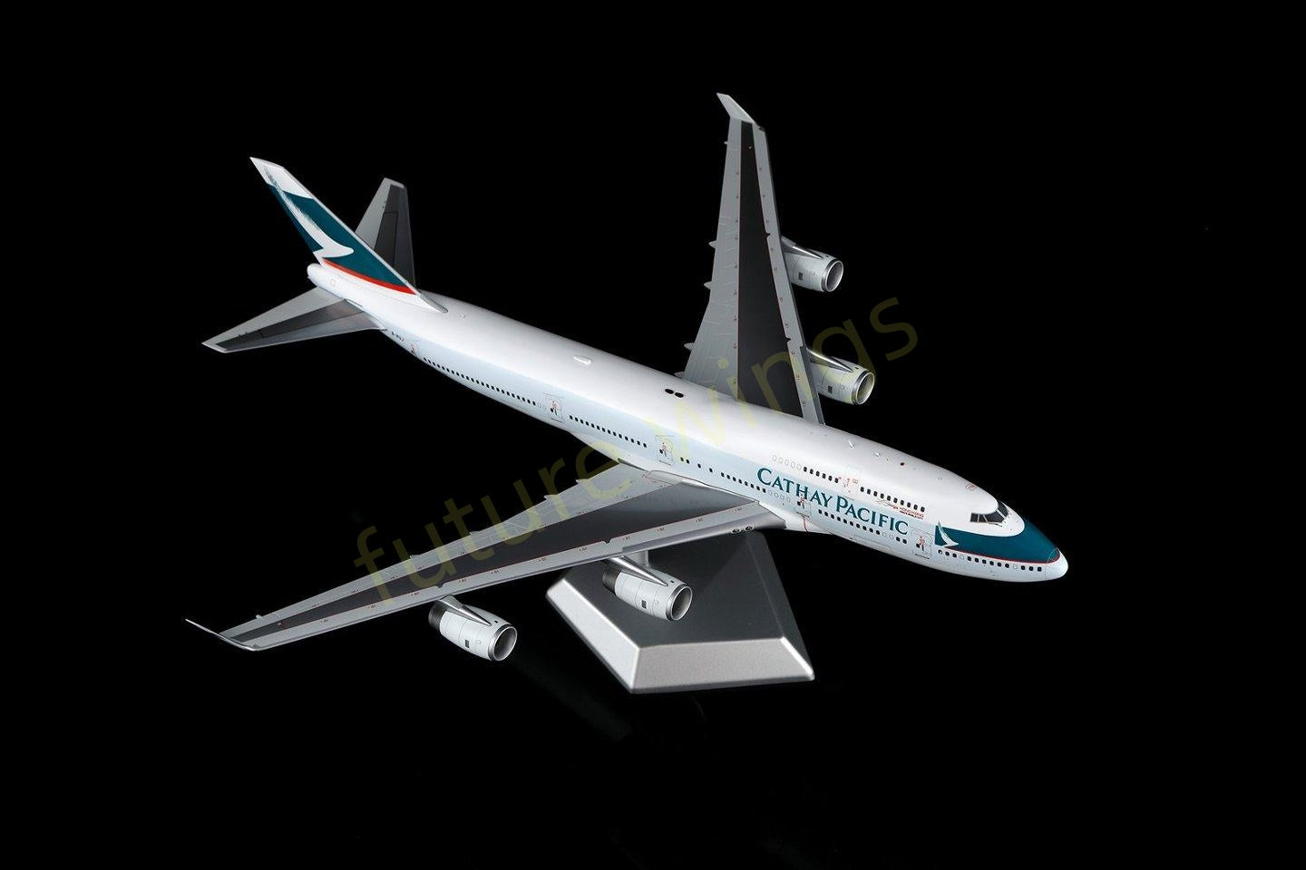 1:200 SQ Wings Cathay Pacific B747-400 B-HUJ Diecast Aircraft Model