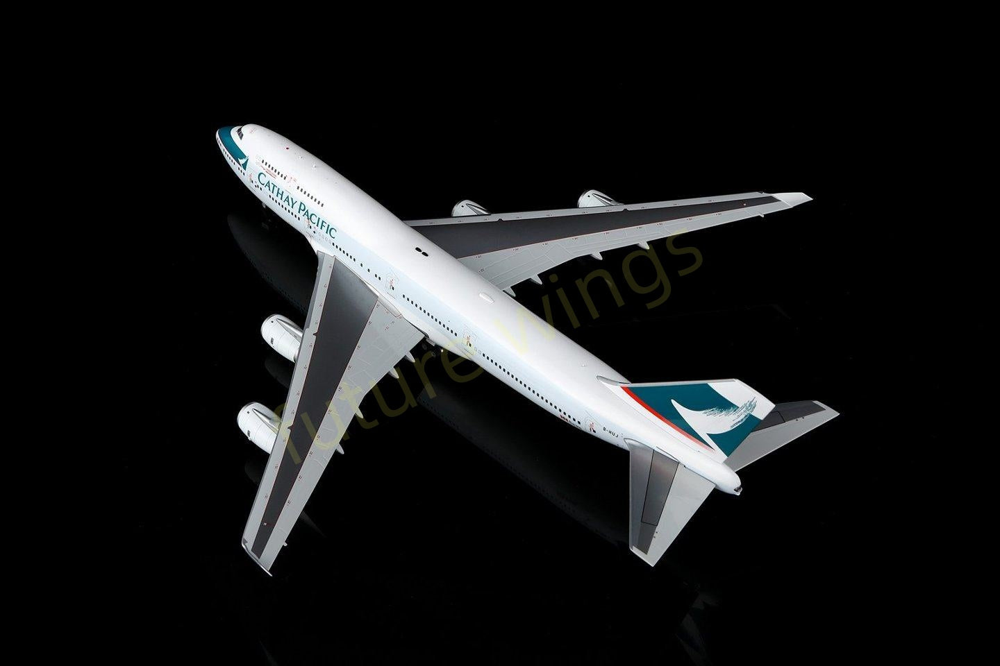 1:200 SQ Wings Cathay Pacific B747-400 B-HUJ Diecast Aircraft Model