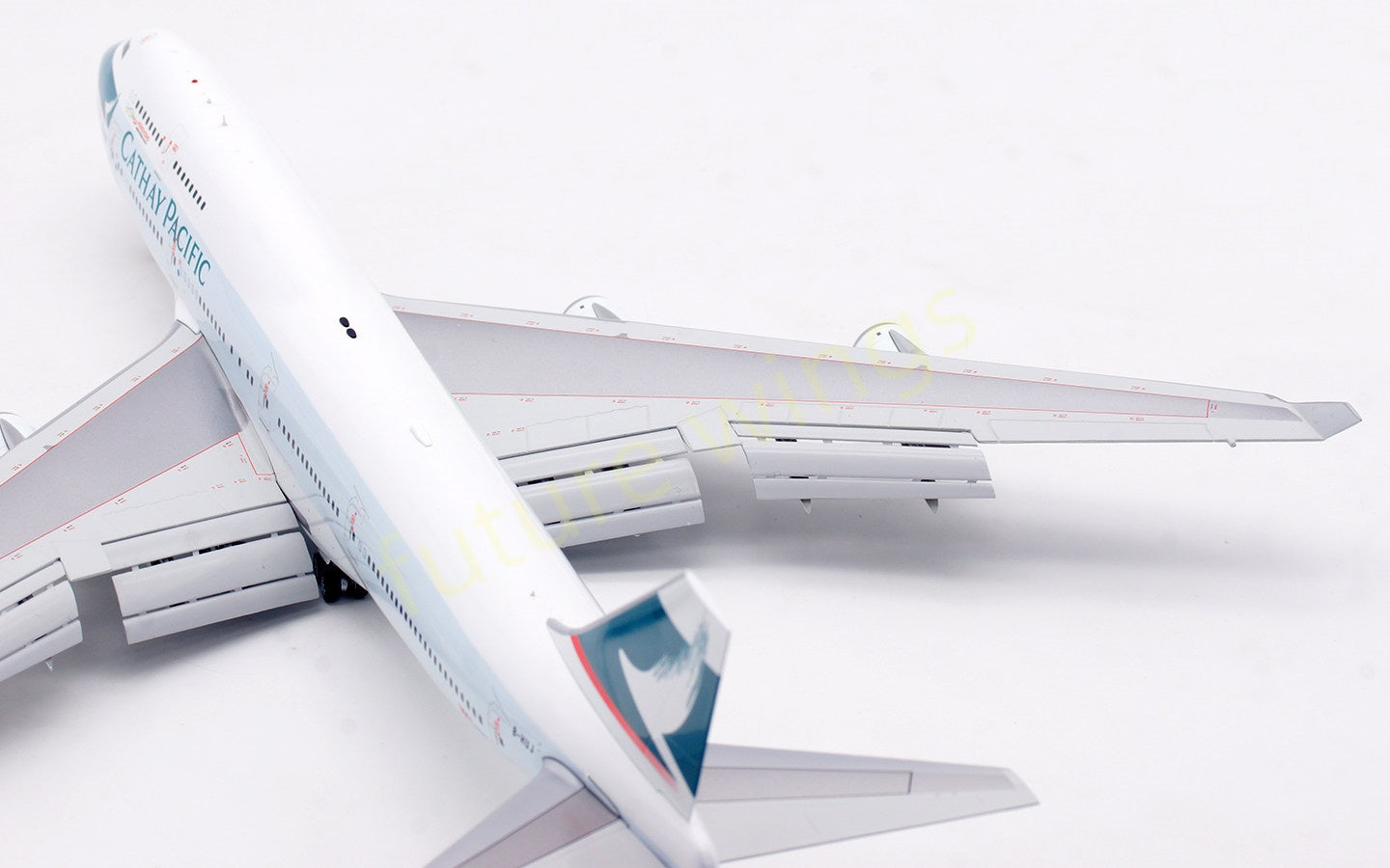 1:200 SQ Wings Cathay Pacific B747-400 B-HUJ Diecast Aircraft Model
