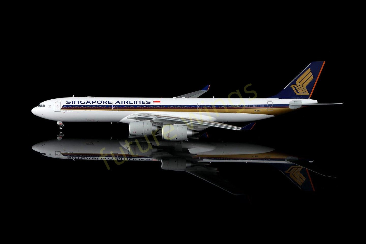 1:200 SQ Wings Singapore Airlines A340-500 9V-SGA 9V-SGB 9V-SGC 9V-SGD 9V-SGE Aircraft Model