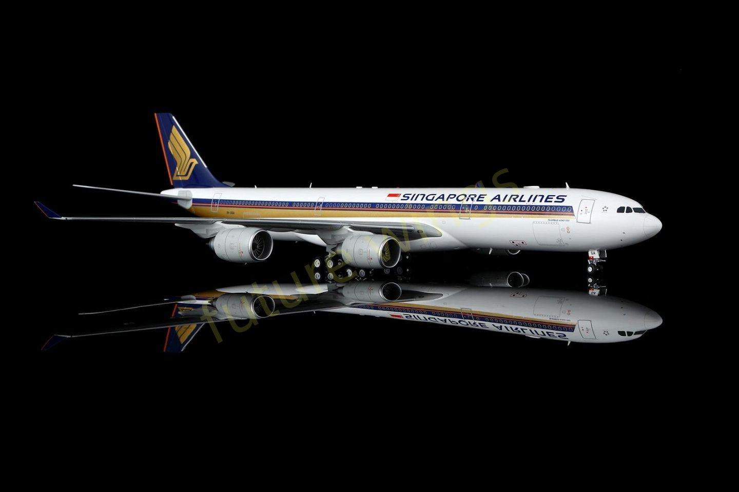 1:200 SQ Wings Singapore Airlines A340-500 9V-SGA 9V-SGB 9V-SGC 9V-SGD 9V-SGE Aircraft Model
