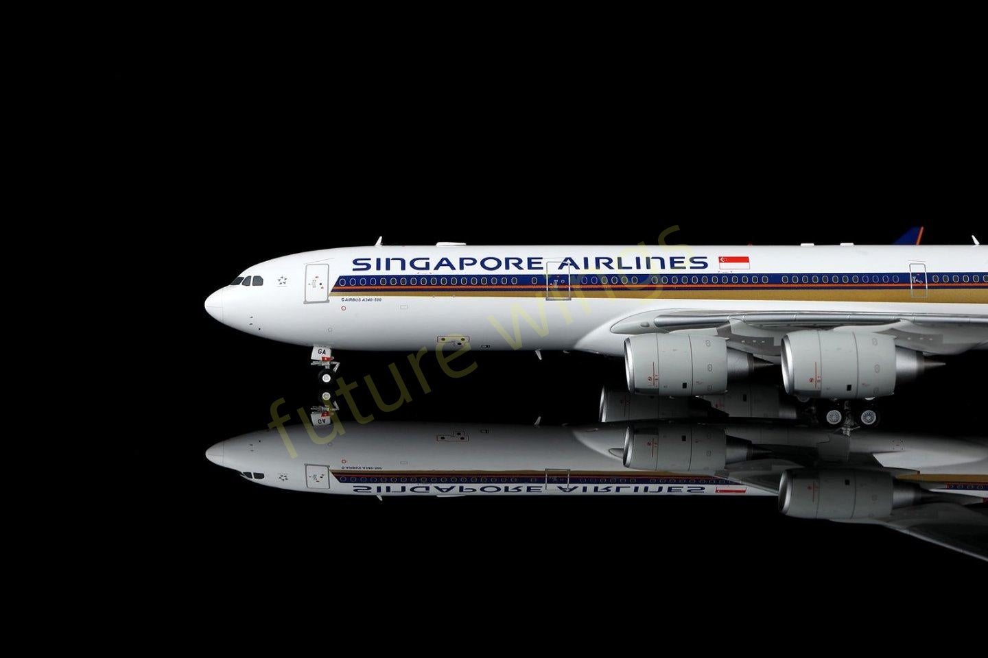 1:200 SQ Wings Singapore Airlines A340-500 9V-SGA 9V-SGB 9V-SGC 9V-SGD 9V-SGE Aircraft Model