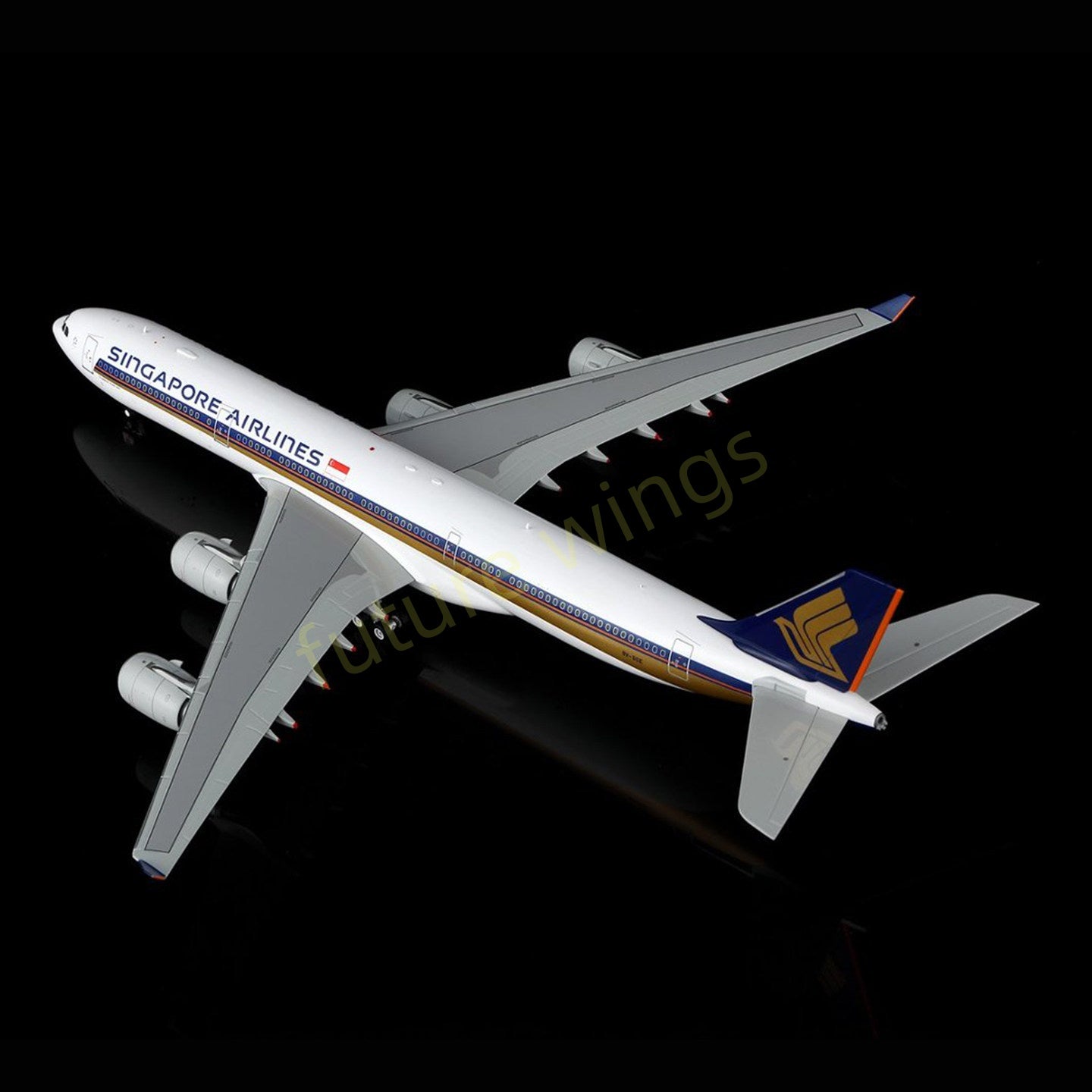 1:200 SQ Wings Singapore Airlines A340-500 9V-SGA 9V-SGB 9V-SGC 9V-SGD 9V-SGE Aircraft Model