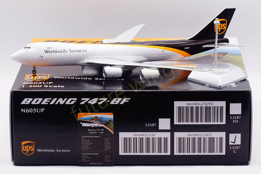 1:200 SQ Wings UPS B747-8 N605UP Diecast Aircraft Model