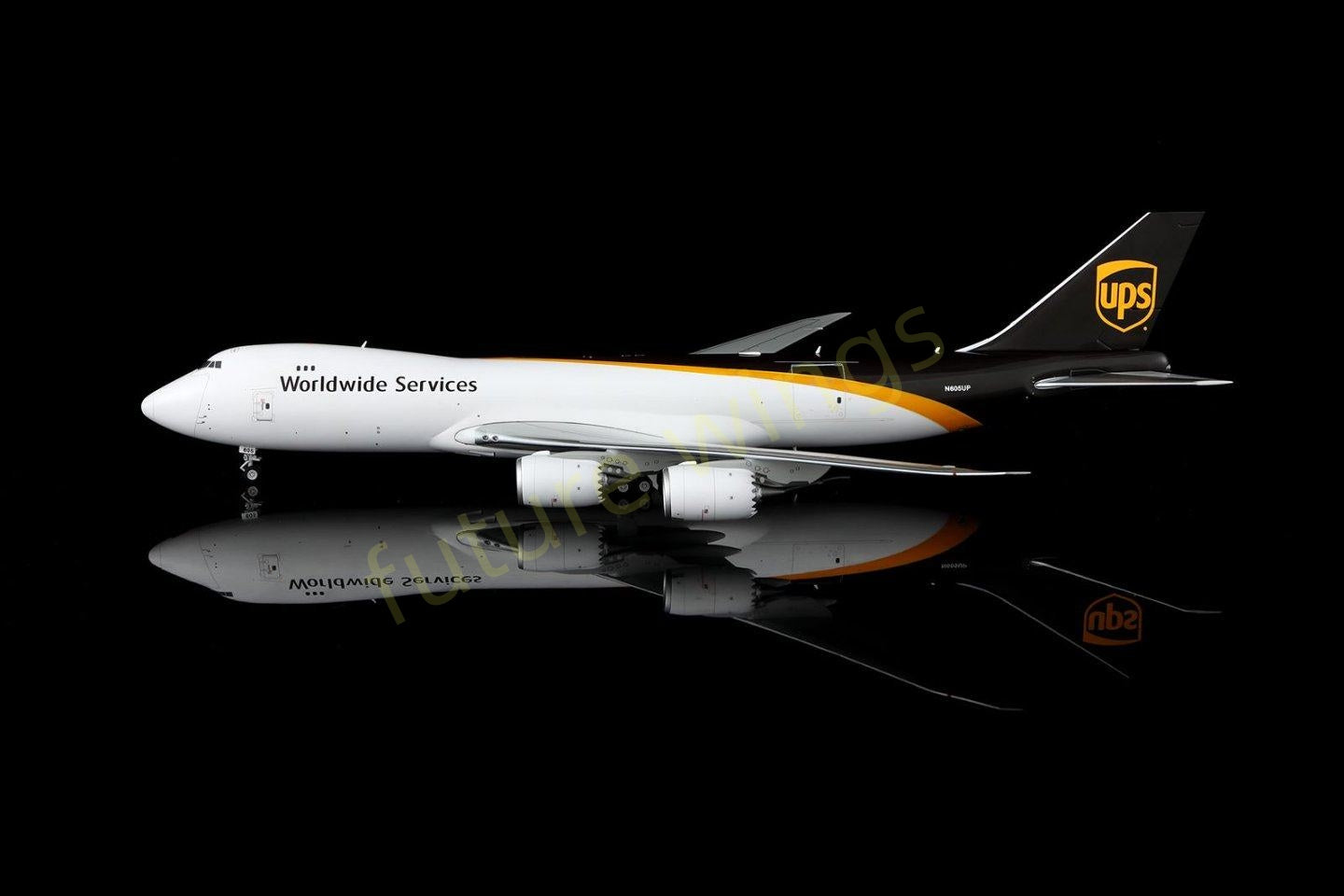 1:200 SQ Wings UPS B747-8 N605UP Diecast Aircraft Model