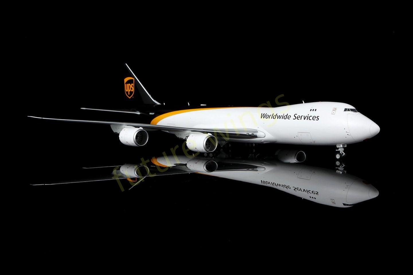 1:200 SQ Wings UPS B747-8 N605UP Diecast Aircraft Model