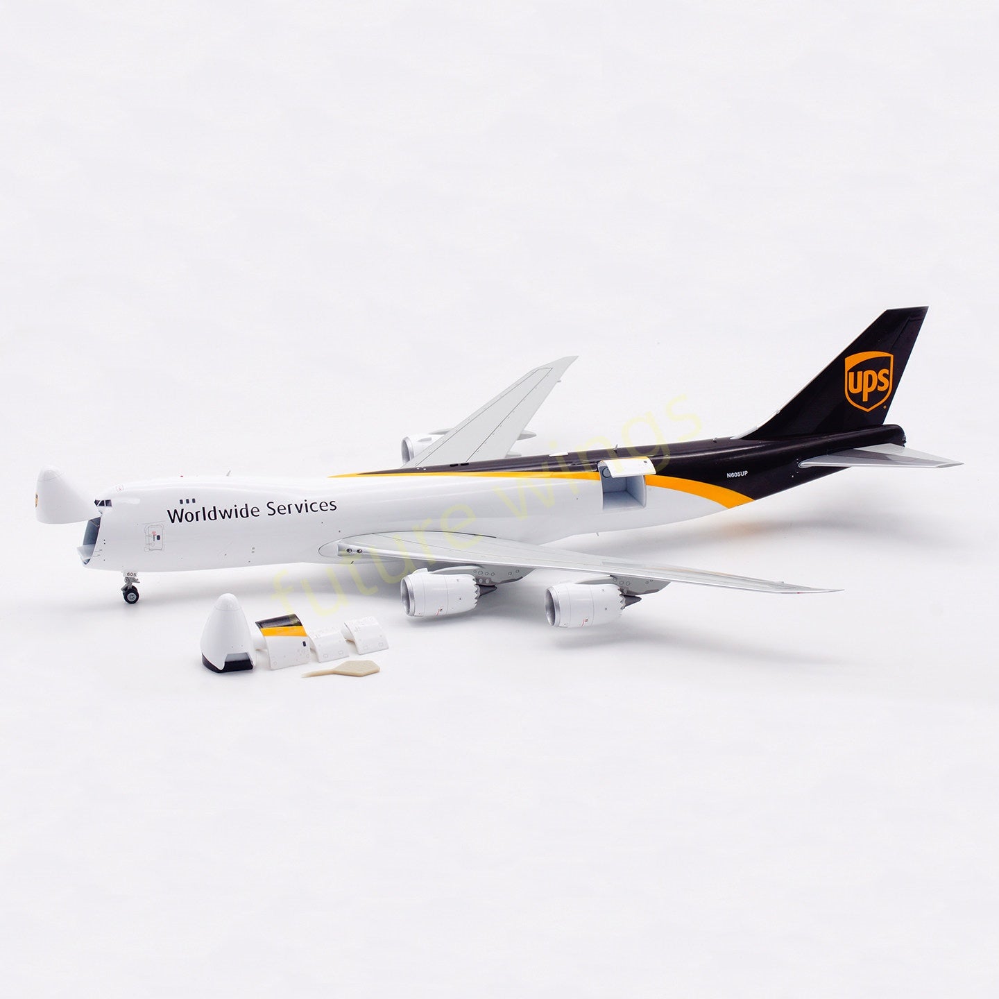 1:200 SQ Wings UPS B747-8 N605UP Diecast Aircraft Model