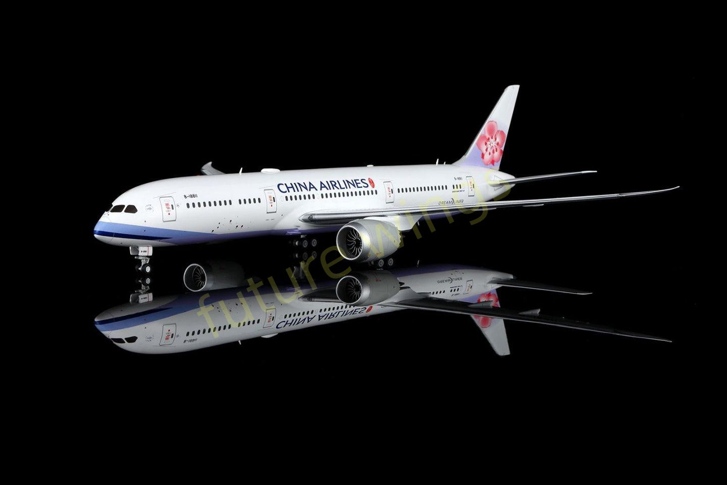 1:200 SQ Wings China Airlines B787-9 B-18811 Diecast Aircraft Model