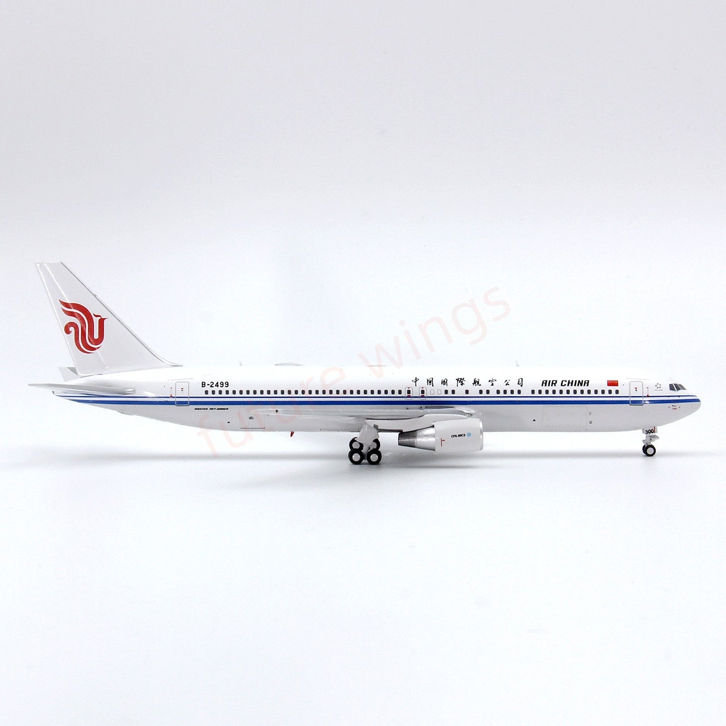 1:400 Geministar Air China B767-300ER B-2499 Aircraft Model+Free Tractor