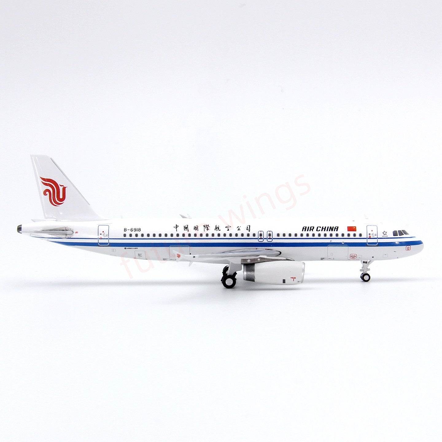 1:400 Geministar Air China A320 B-6918 (The 100th Aircraft in Airbus TianJing Factory) Aircraft Model+Free Tractor
