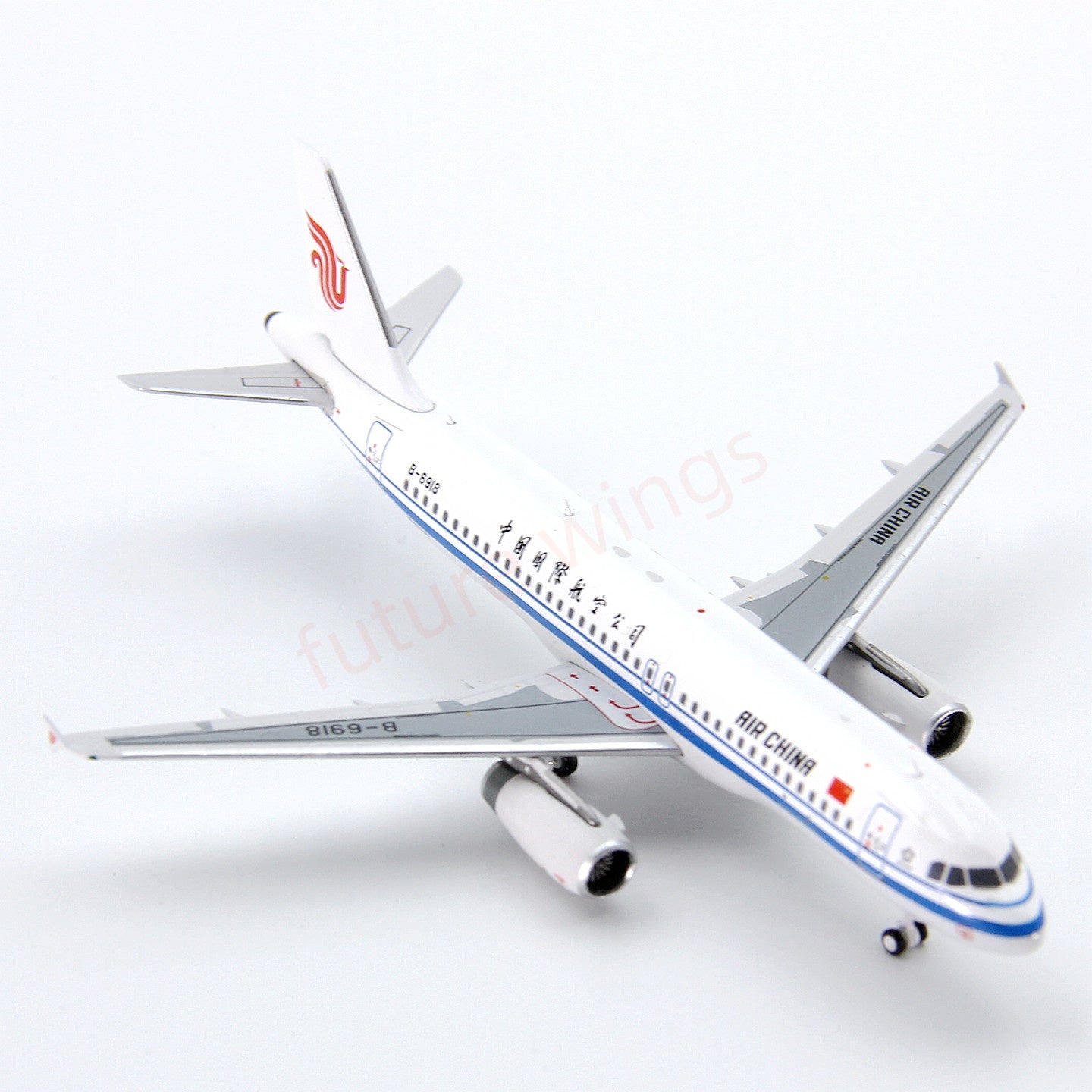 1:400 Geministar Air China A320 B-6918 (The 100th Aircraft in Airbus TianJing Factory) Aircraft Model+Free Tractor