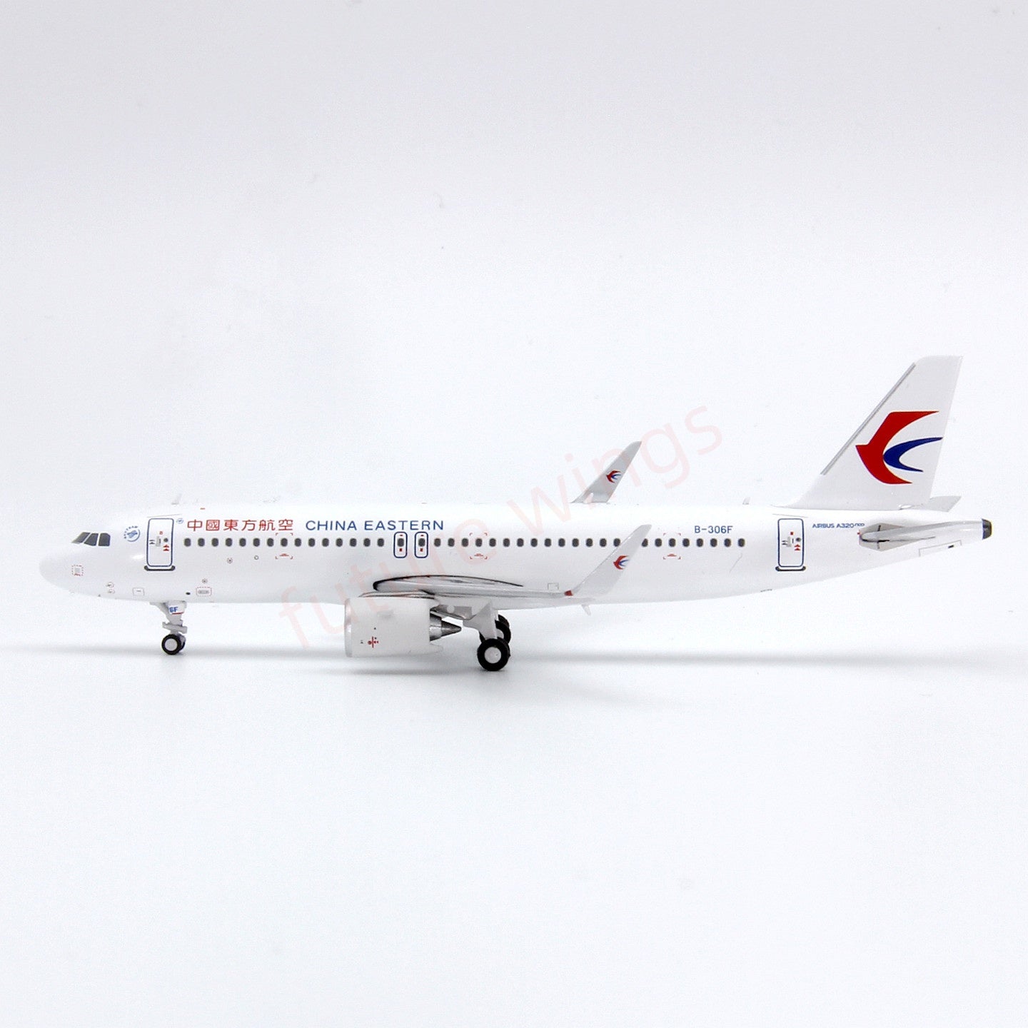 1:400 Geministar China Eastern Airlines A320neo B-306F Aircraft Model+Free Tractor