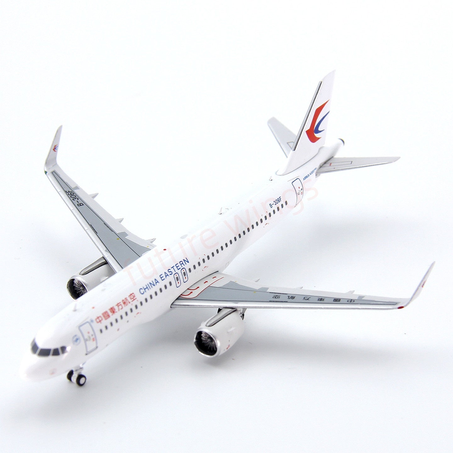 1:400 Geministar China Eastern Airlines A320neo B-306F Aircraft Model+Free Tractor