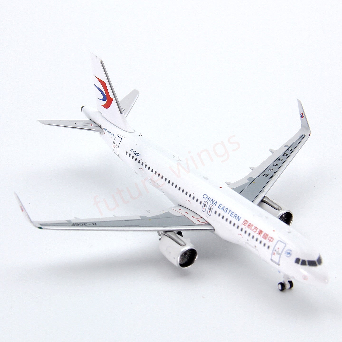 1:400 Geministar China Eastern Airlines A320neo B-306F Aircraft Model+Free Tractor