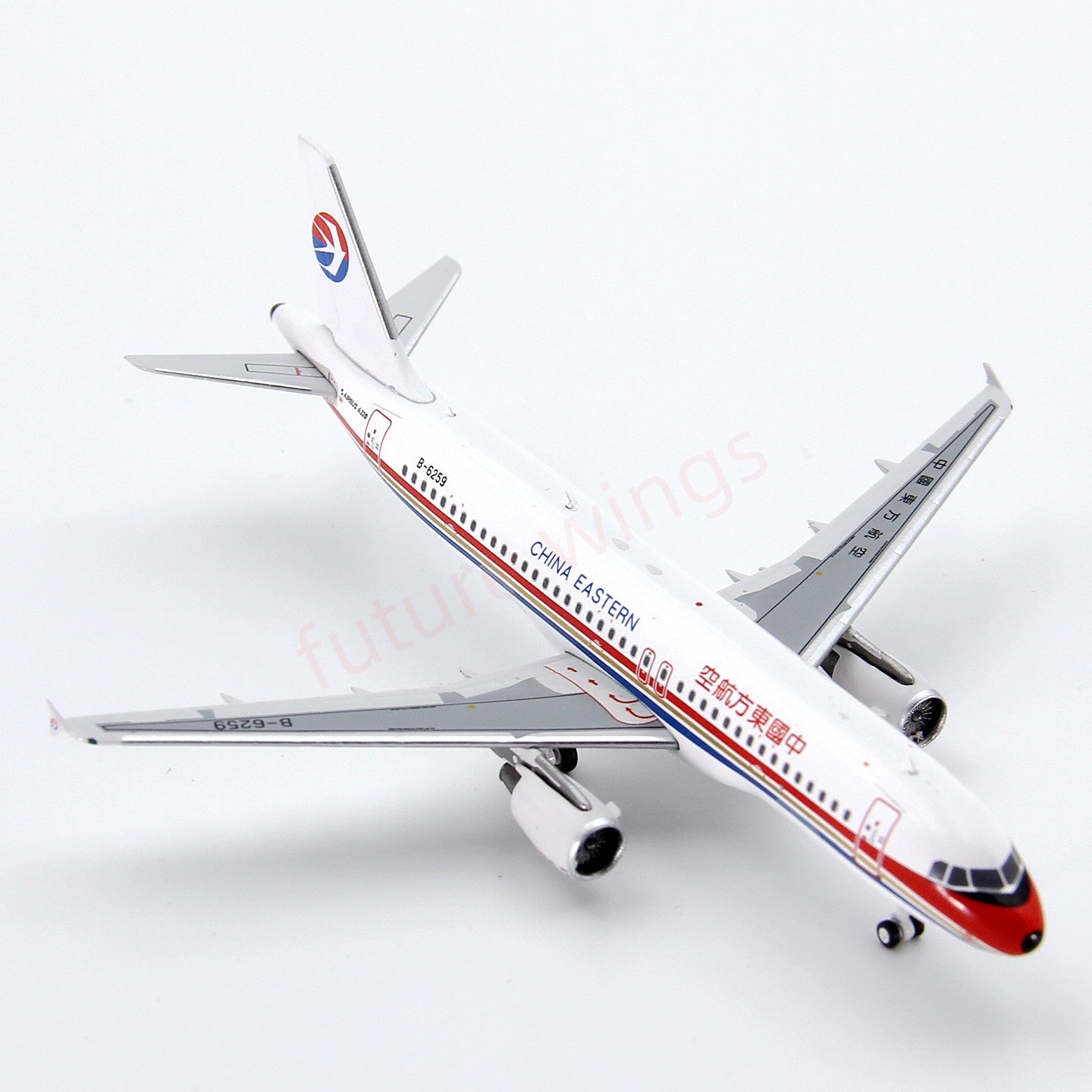1:400 Geministar China Eastern Airlines A320 B-6259 Aircraft Model+Free Tractor
