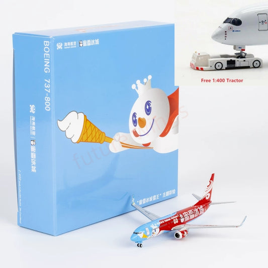1:400 NG Models NG58256 58257 Hainan Airlines B737-800  B-1131 B-1141 "MiXue" Aircraft Model+Free Tractor