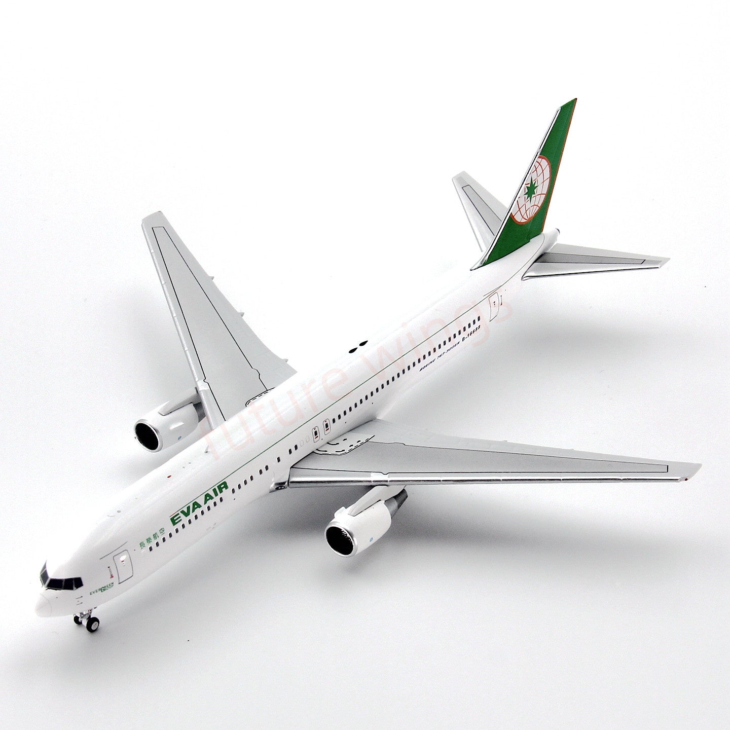 1:400 RealFlight EVA Air B767-300ER B-16688 Aircraft Model+Free Tractor