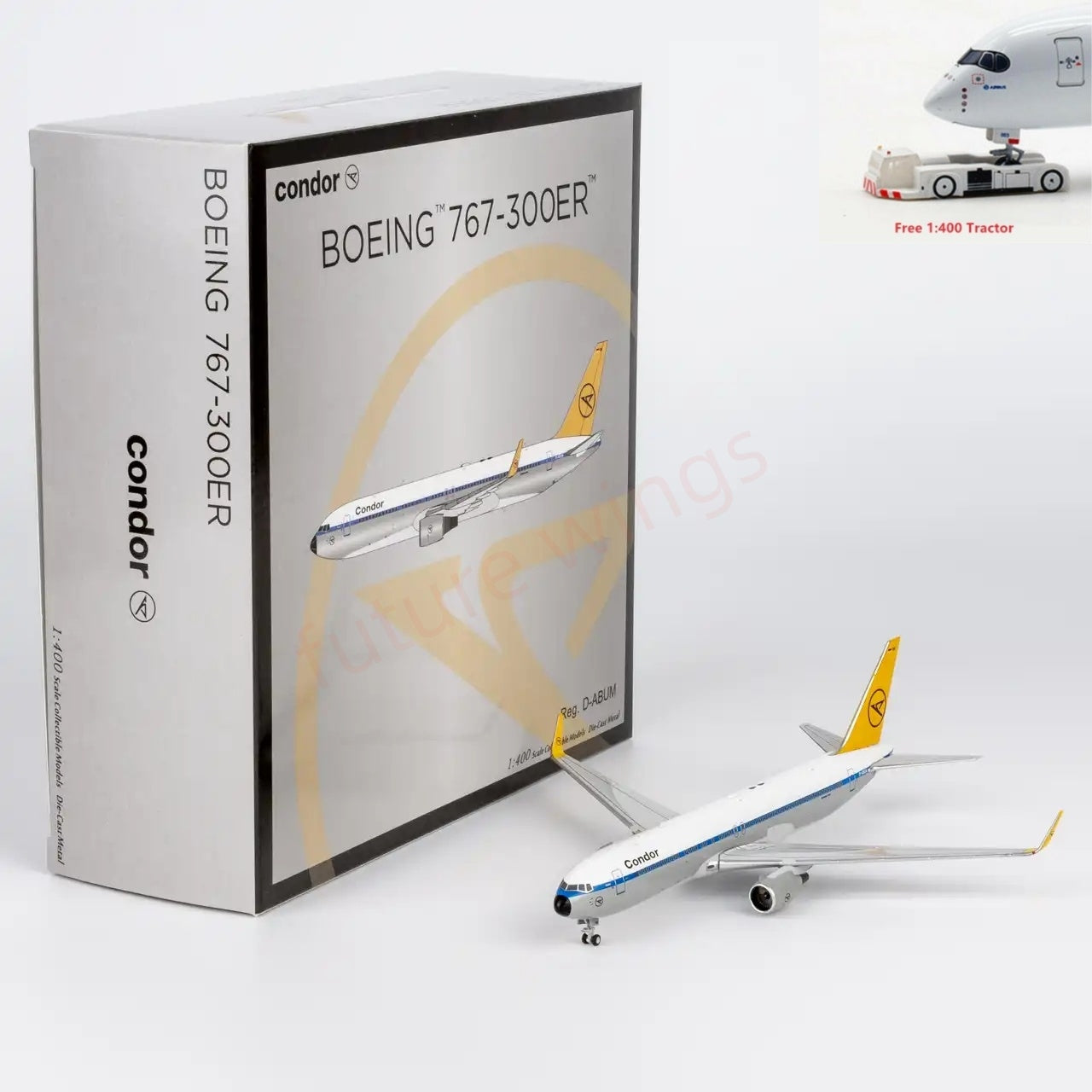 1:400 NG Models NG17008 Condor B767-300ER D-ABUM Aircraft Model+Free Tractor