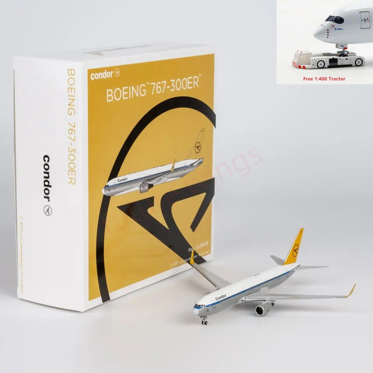 1:400 NG Models NG17009 Condor B767-300ER D-ABUM Aircraft Model+Free Tractor