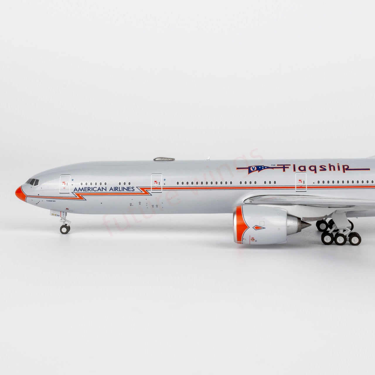 1:400 NG Models NG73090 American Airlines B777-300ER N735AT Aircraft Model+Free Tractor