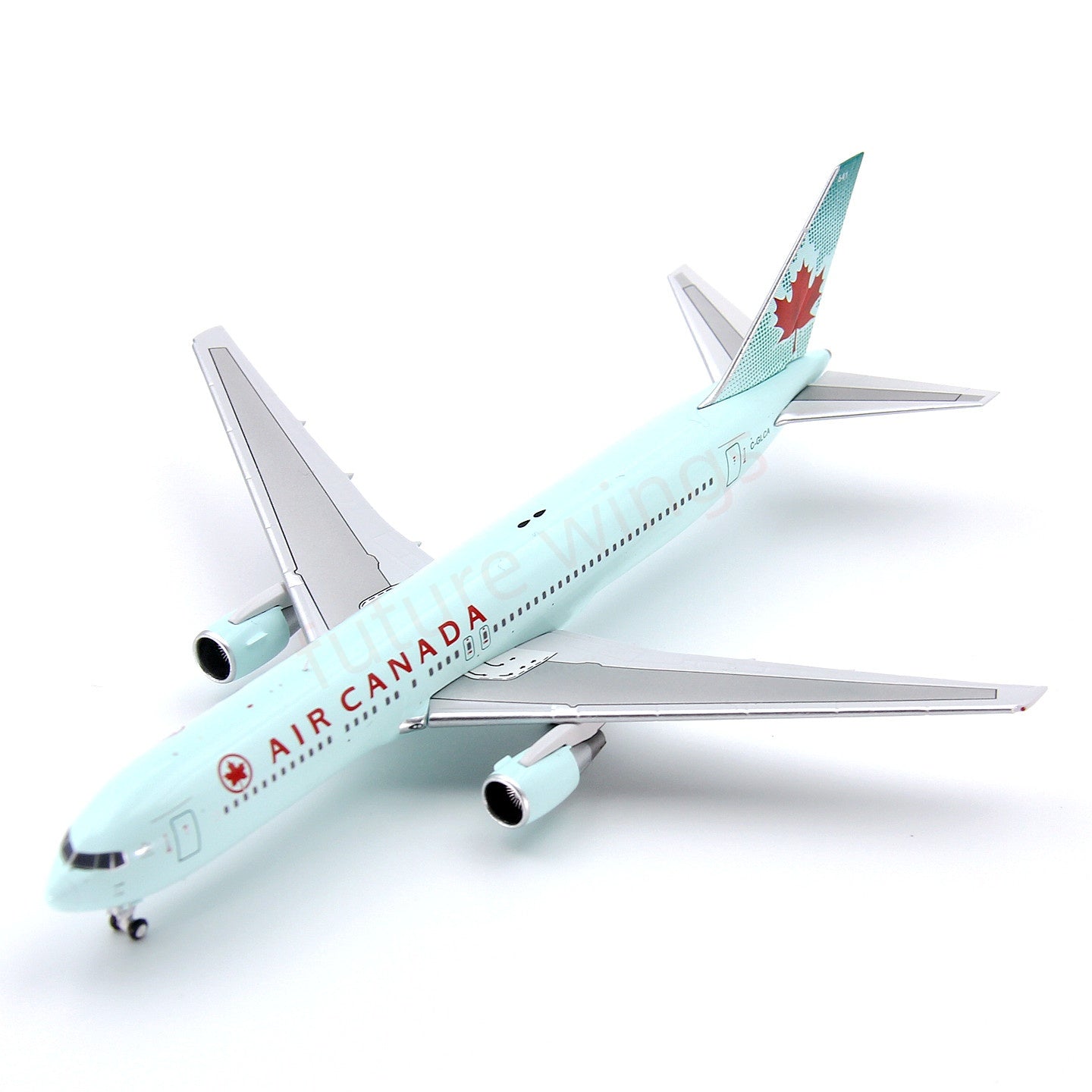 1:400 C Model Air Canada B767-300 C-GLCA Aircraft Model+Free Tractor