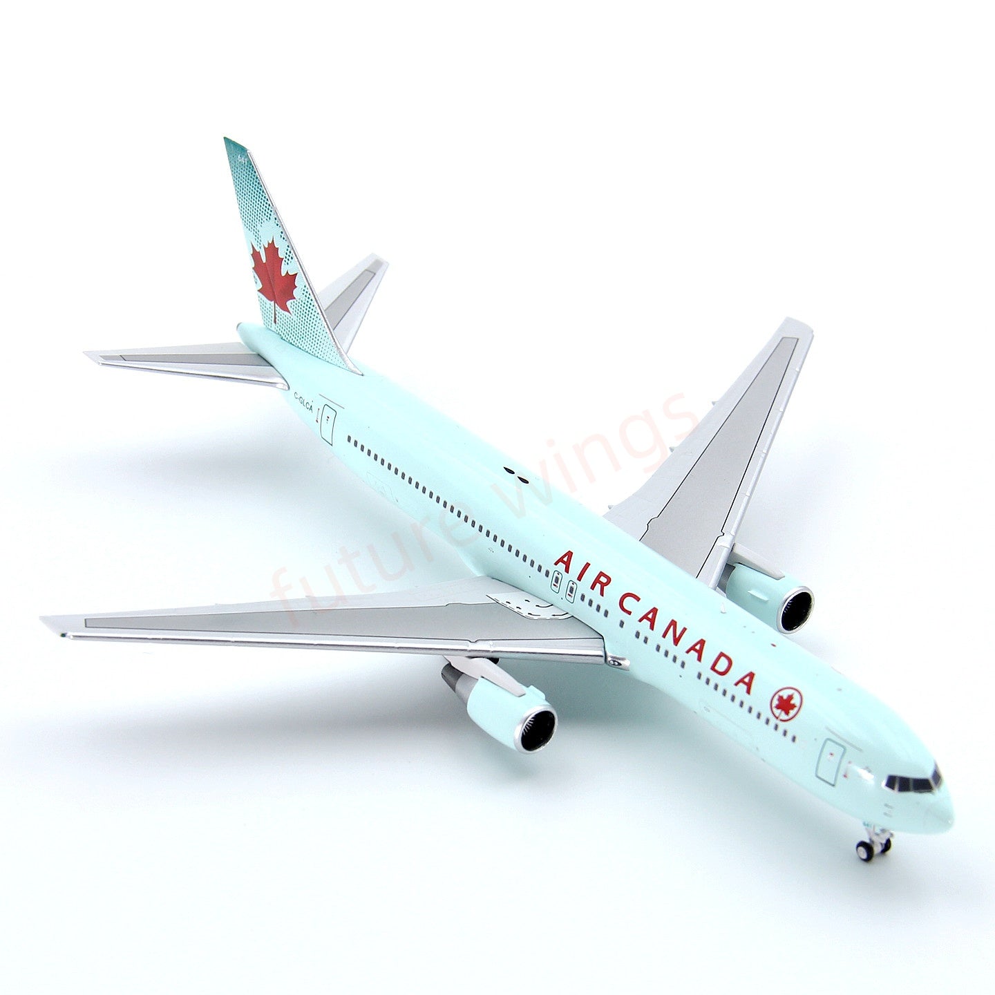 1:400 C Model Air Canada B767-300 C-GLCA Aircraft Model+Free Tractor