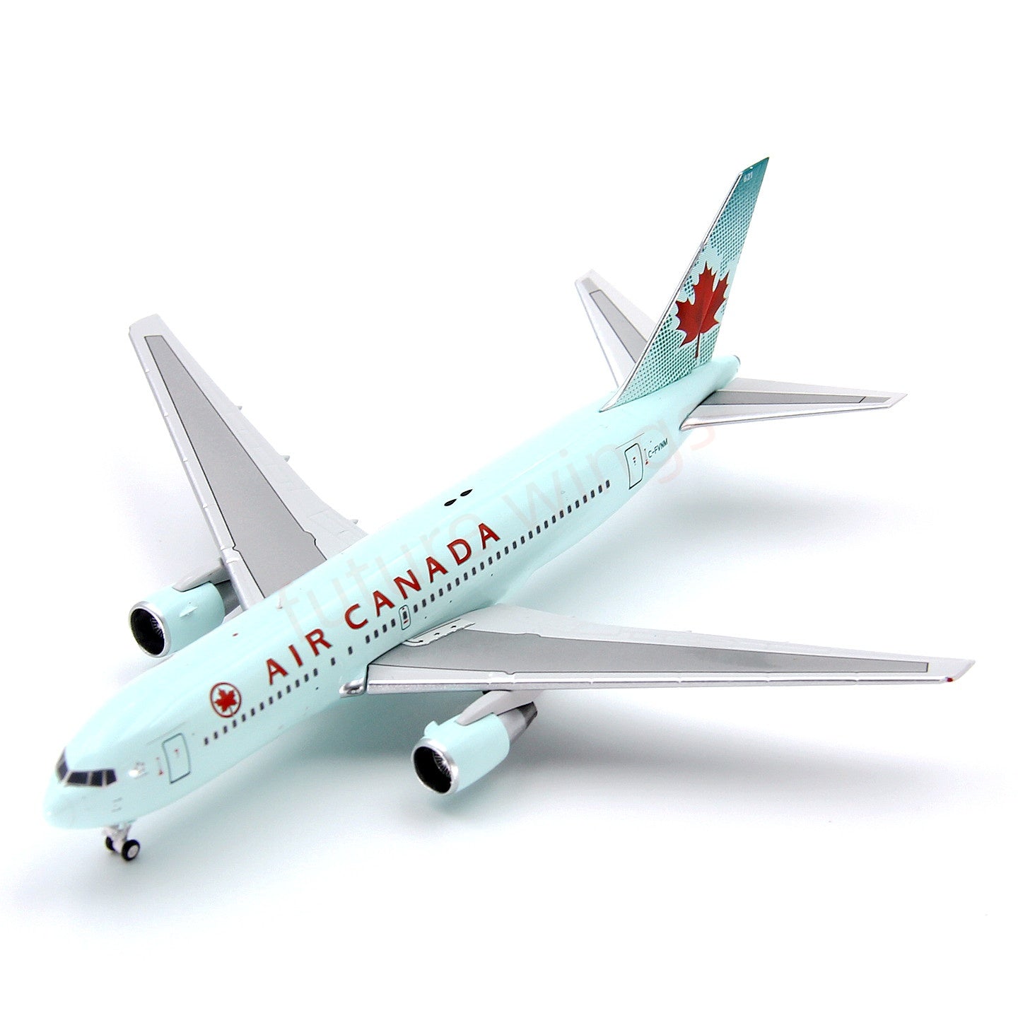 1:400 C Model Air Canada B767-300 C-FVNM Aircraft Model+Free Tractor
