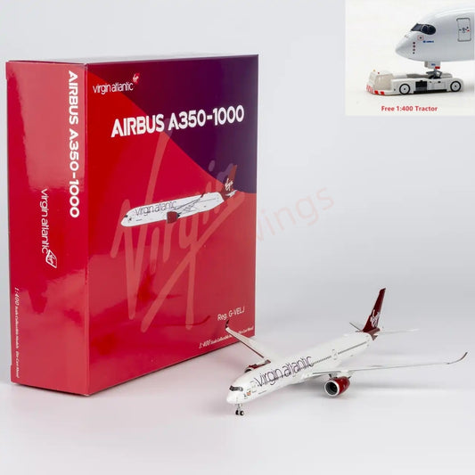 1:400 NG Models NG57028 Virgin atlantic A350-1000 G-VELJ Aircraft Model+Free Tractor