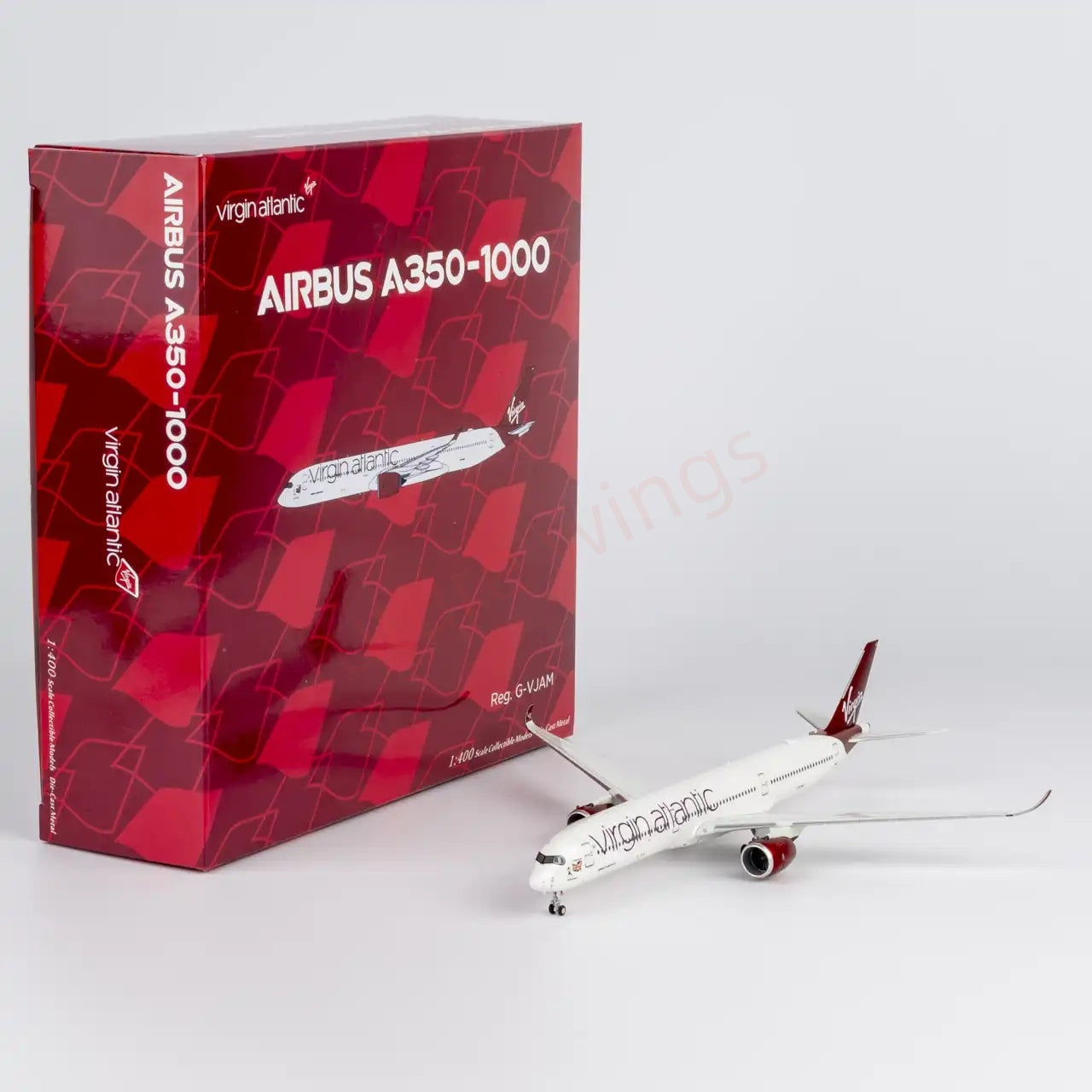 1:400 NG Models NG57029 Virgin atlantic A350-1000 G-VJAM Aircraft Model+Free Tractor