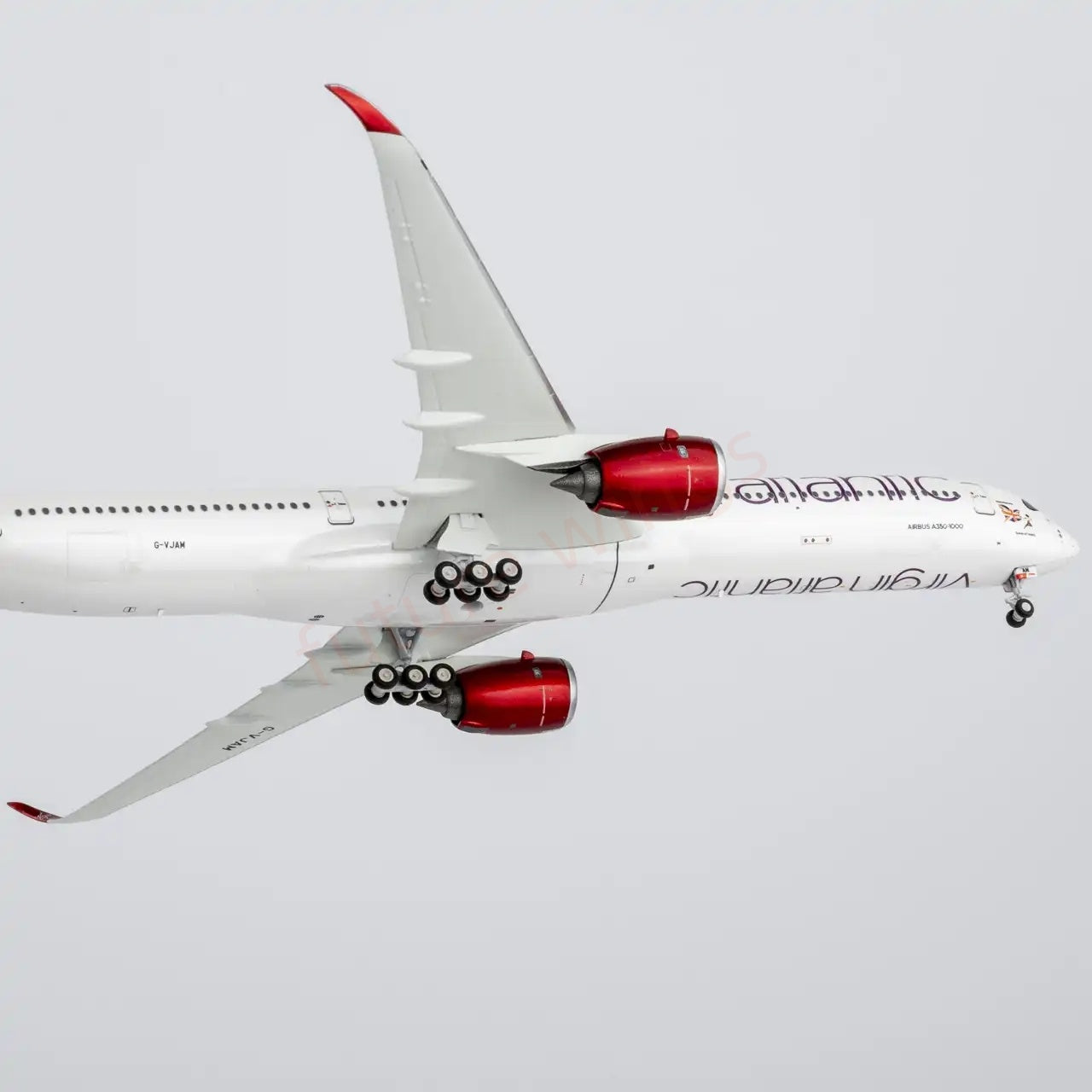 1:400 NG Models NG57029 Virgin atlantic A350-1000 G-VJAM Aircraft Model+Free Tractor