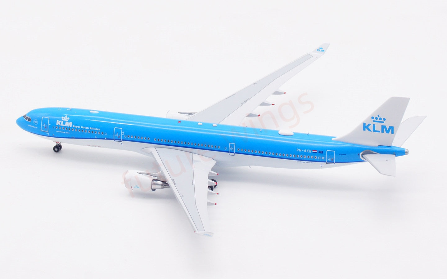 1:400 Aviation400 KLM A330-300 PH-AKB Aircraft Model Free Tractor+Stand