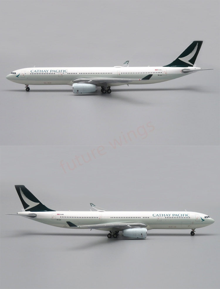 1:400 SC Model Cathay Pacific A330-300 B-LAJ/LAK/LBK Aircraft Model Free Tractor+Stand