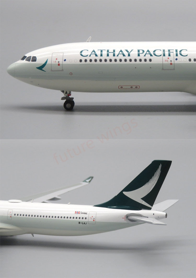 1:400 SC Model Cathay Pacific A330-300 B-LAJ/LAK/LBK Aircraft Model Free Tractor+Stand
