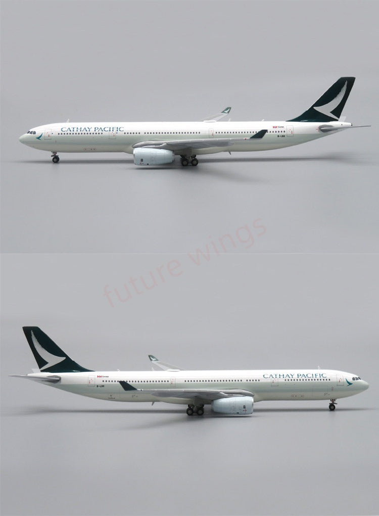 1:400 SC Model Cathay Pacific A330-300 B-LAJ/LAK/LBK Aircraft Model Free Tractor+Stand