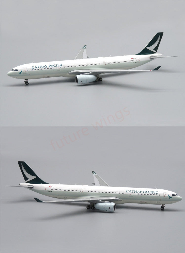 1:400 SC Model Cathay Pacific A330-300 B-LAJ/LAK/LBK Aircraft Model Free Tractor+Stand