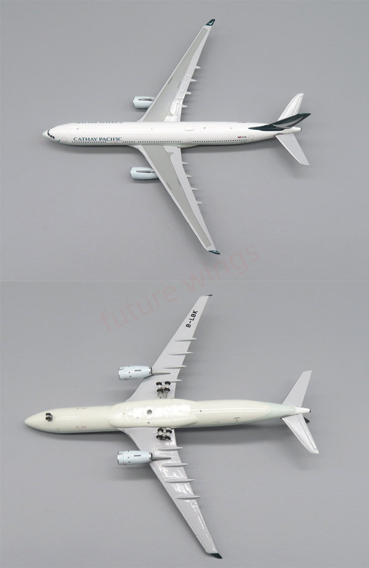 1:400 SC Model Cathay Pacific A330-300 B-LAJ/LAK/LBK Aircraft Model Free Tractor+Stand