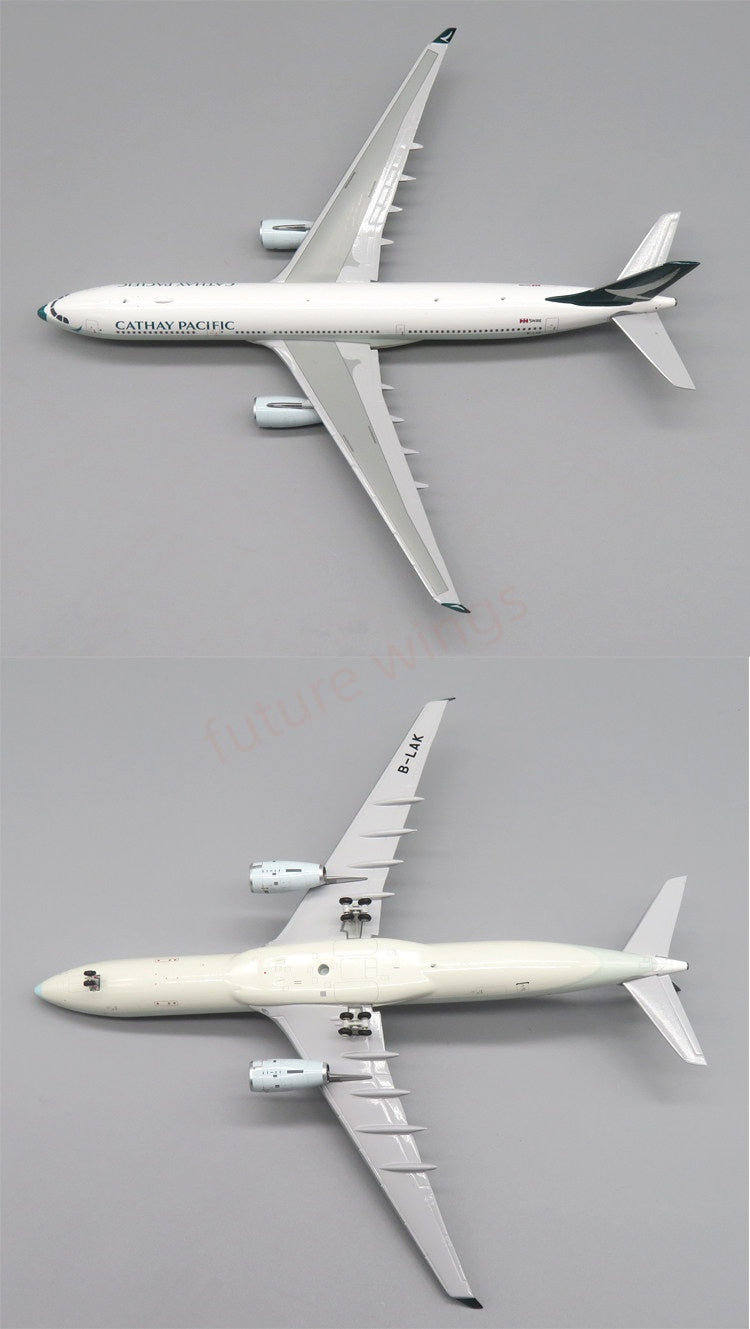 1:400 SC Model Cathay Pacific A330-300 B-LAJ/LAK/LBK Aircraft Model Free Tractor+Stand
