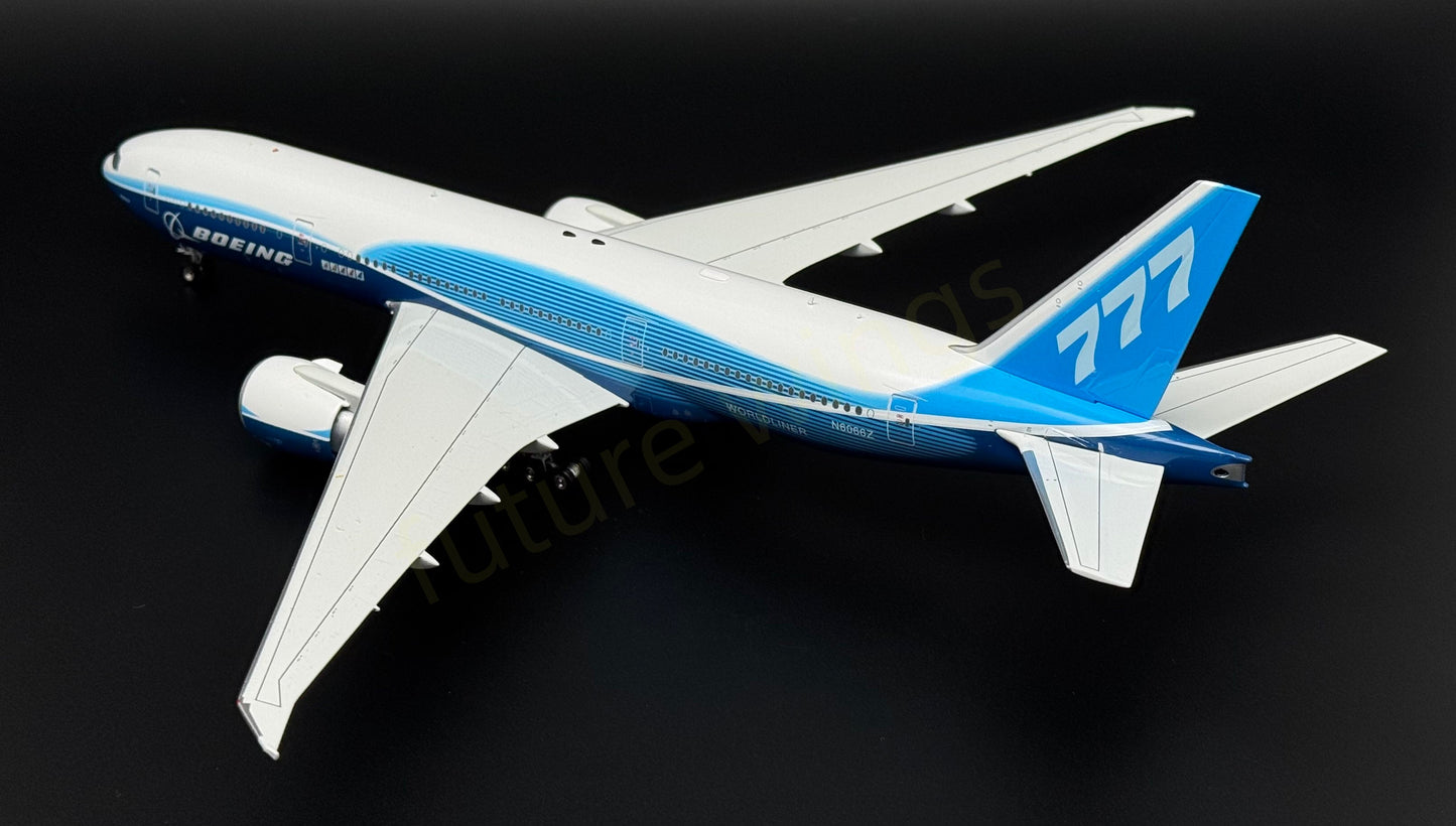 1:200 KJ Models(InFlight200) Boeing B777-200LR N6066Z "First Flight Livery" Diecast Aircraft Model