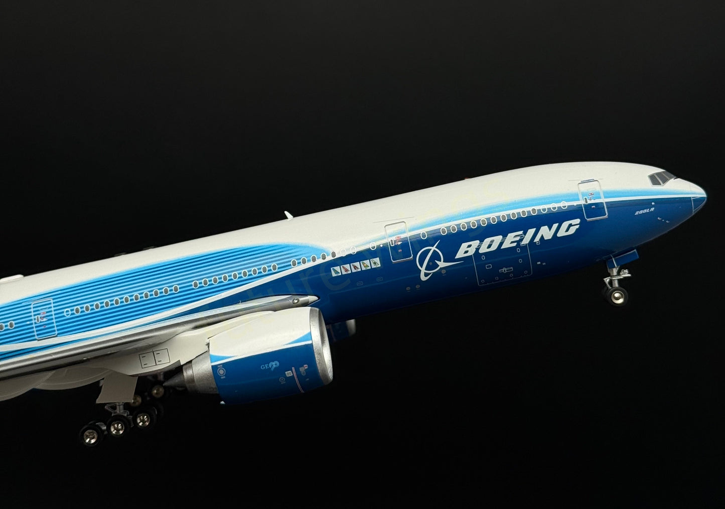 1:200 KJ Models(InFlight200) Boeing B777-200LR N6066Z "First Flight Livery" Diecast Aircraft Model