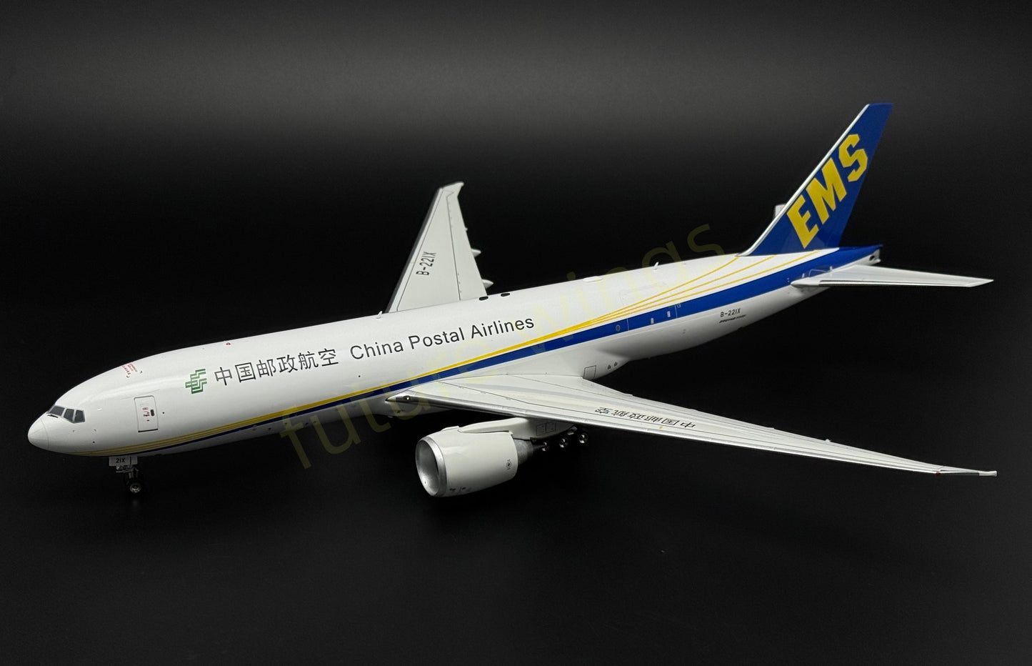 1:200 KJ Models(InFlight200) China Postal Airlines EMS B777F B-221X Diecast Aircraft Model