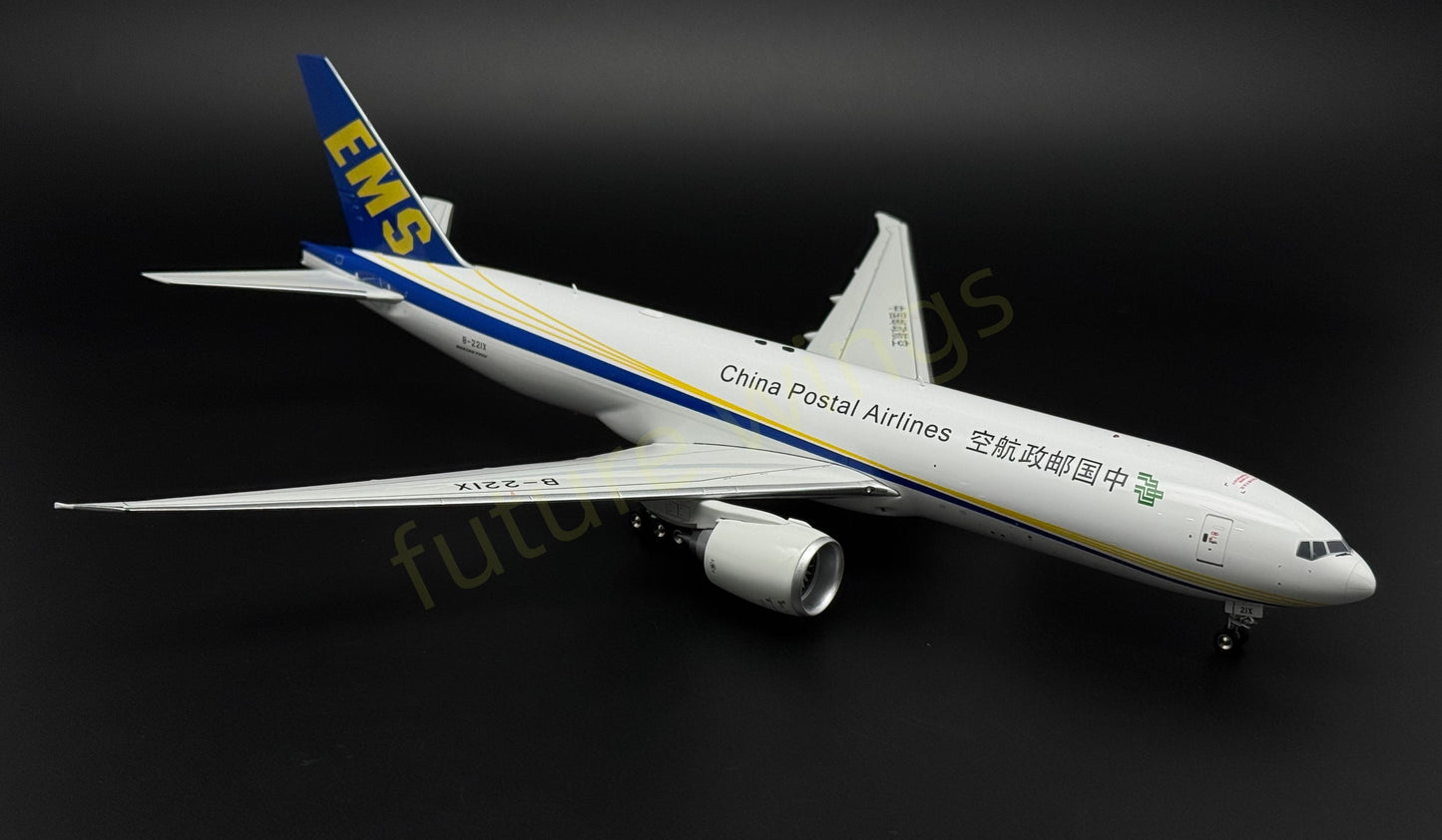 1:200 KJ Models(InFlight200) China Postal Airlines EMS B777F B-221X Diecast Aircraft Model