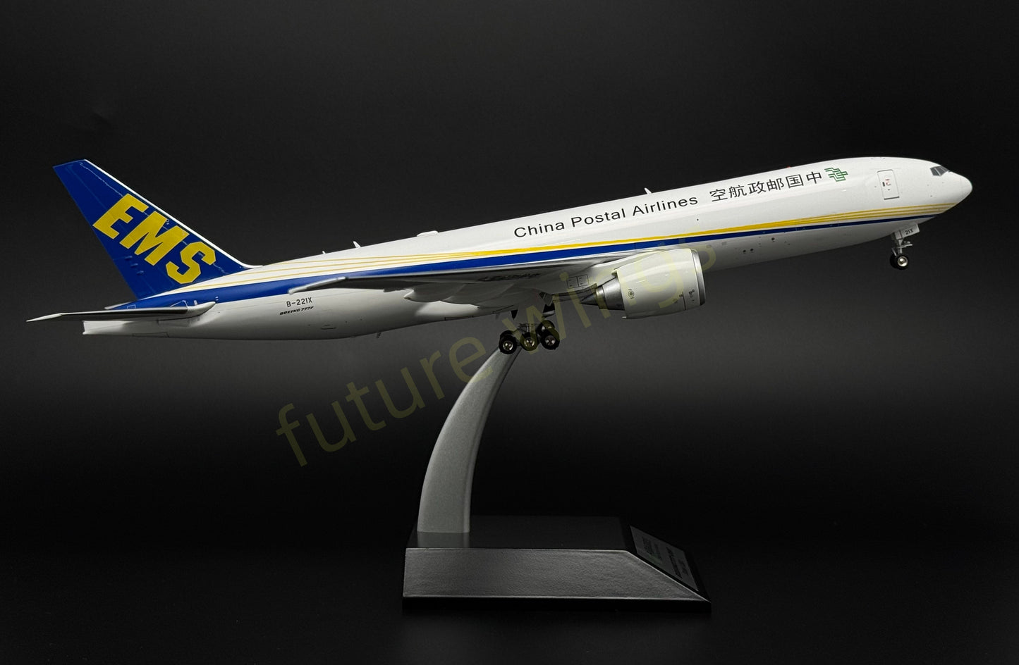 1:200 KJ Models(InFlight200) China Postal Airlines EMS B777F B-221X Diecast Aircraft Model