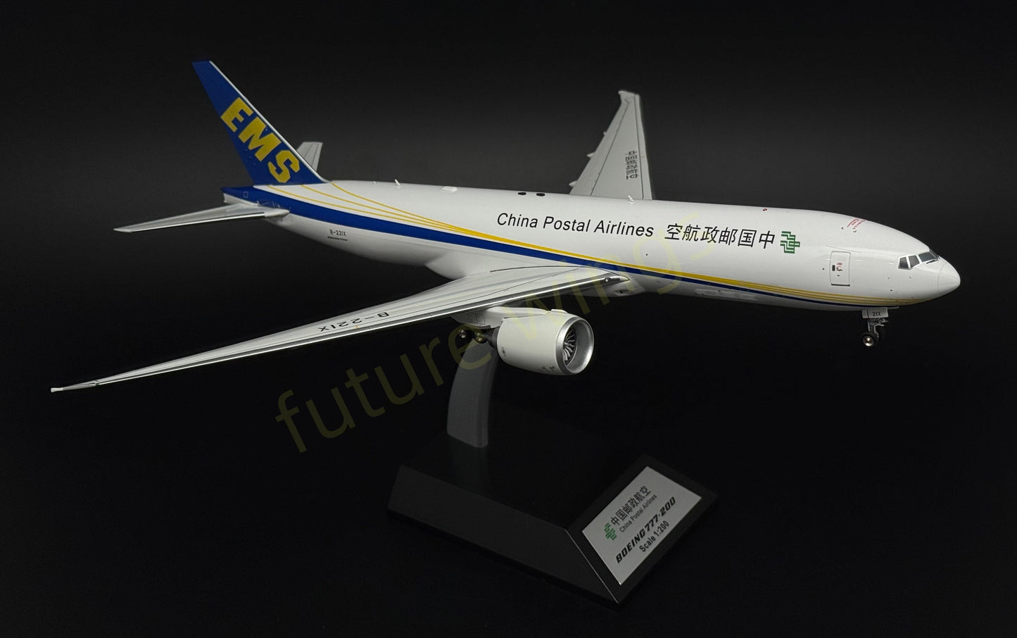 1:200 KJ Models(InFlight200) China Postal Airlines EMS B777F B-221X Diecast Aircraft Model