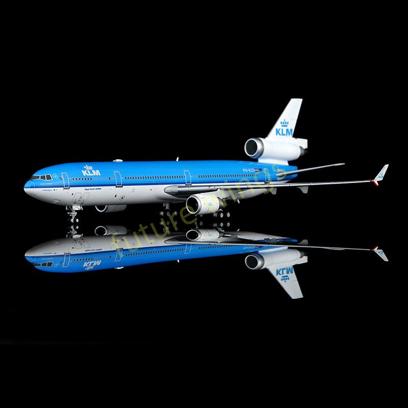 1:400 YY Wings KLM MD-11  PH-KCE PH-KCD Aircraft Model+Free Tractor