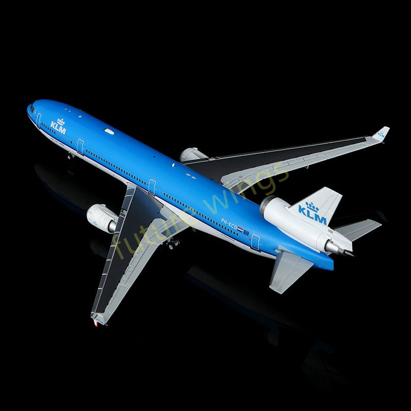 1:400 YY Wings KLM MD-11  PH-KCE PH-KCD Aircraft Model+Free Tractor